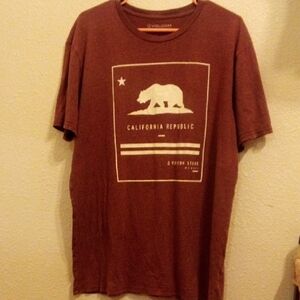 Volcom Men's Brown Graphic Tee